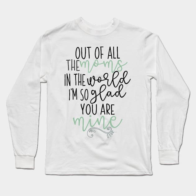 Mothers Day Long Sleeve T-Shirt by wolulas